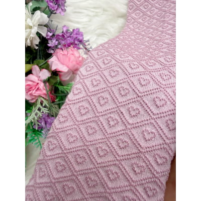 Meia Calça Infantil Algodão Rose Fio 80