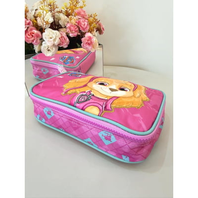 Estojo Box Escolar da Patrulha Canina Skye