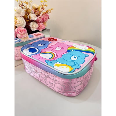 Estojo Box Escolar dos Ursinhos Carinhosos Rosa