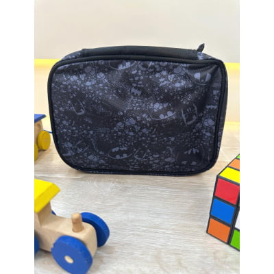Estojo Box Infantil do Batman Preta e Azul