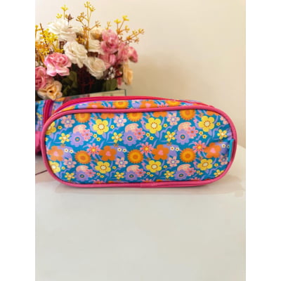 Estojo Duplo Escolar Minnie no Celular