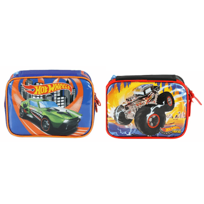Estojo Escolar Box Hot Wheels Trucks Race Cores Estojo Escolar Box Hot Wheels Trucks Race Cores