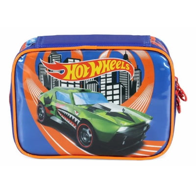 Estojo Escolar Box Hot Wheels Trucks Race Cores