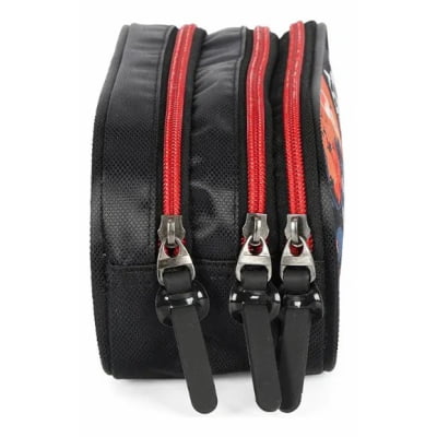 Estojo Escolar Infantil Triplo do Batman Vermelho ou Azul