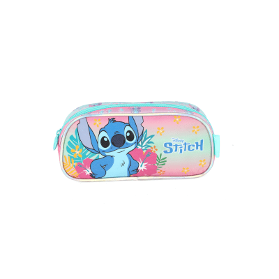 Estojo Escolar Simples da Lilo Stitch e Angel Rosa Estojo Escolar Simples da Lilo Stitch e Angel Rosa