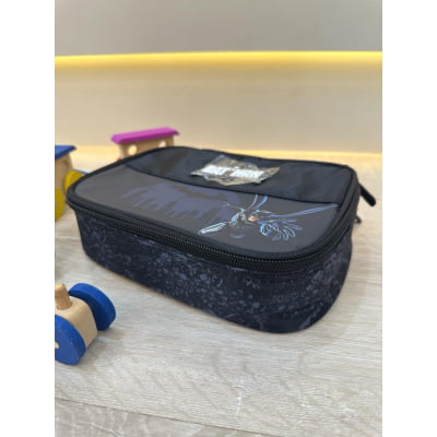 Estojo Box Infantil do Batman Preta e Azul
