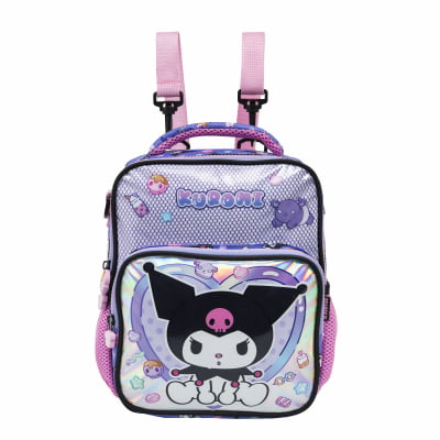 Kit Mochila de Costas e Lancheira Térmica Escolar Tam. 16 Kuromi Y