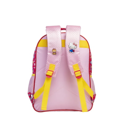 Kit Mochila de Costas Escolar + Lancheira da Hello Kitty
