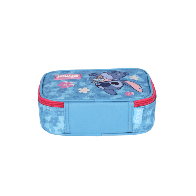 Kit Mochila De Costas + Estojo Box da Lilo Stitch e Angel Pink