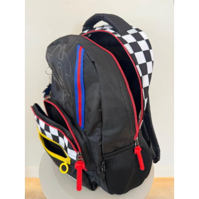 Kit Mochila De Costas + Lancheira Térmica do Sonic Preta