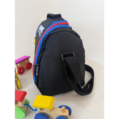 Kit Mochila De Costas + Lancheira Térmica do Sonic Preta