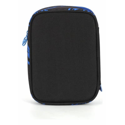 Kit Mochila De Rodinha E Costas + Estojo Box do Hot Wheels Designed For Speed Azul