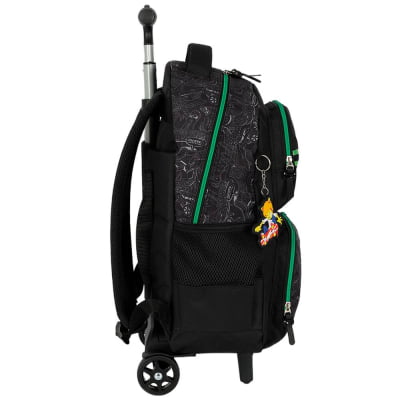 Kit Mochila De Rodinha E Costas + Estojo Box do Hot Wheels Skate