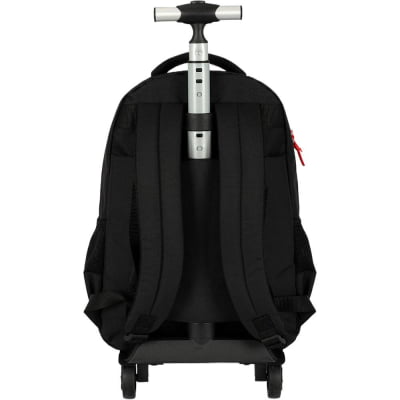 Kit Mochila De Rodinha E Costas + Estojo Box do Hot Wheels Skate Cinza