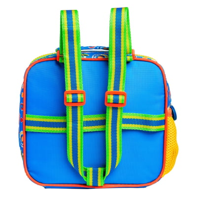 Kit Mochila de Rodinhas Escolar S1 Tam.16 + Lancheira + Estojo Duplo da Patrulha Canina