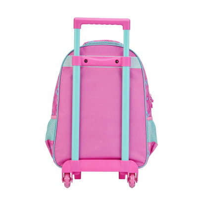 Kit Mochila de Rodinhas Escolar Tam.16 + Lancheira da Patrulha Canina Skye