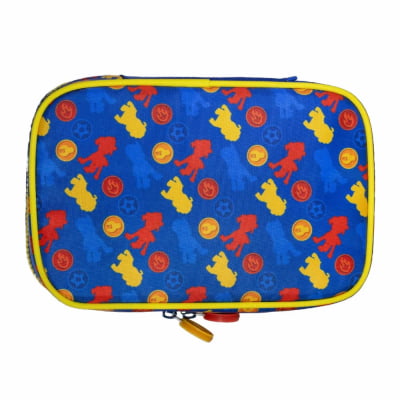 Kit Mochila de Rodinhas Tam.16 e Estojo Box Escolar da Patrulha Canina SE