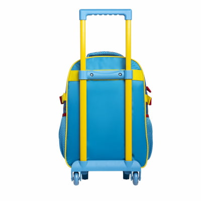 Kit Mochila de Rodinhas Tam.16 e Lancheira Térmica Escolar da Patrulha Canina S2