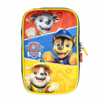 Kit Mochila de Rodinhas Tam.16 + Lancheira Térmica e Estojo Box Escolar da Patrulha Canina SE