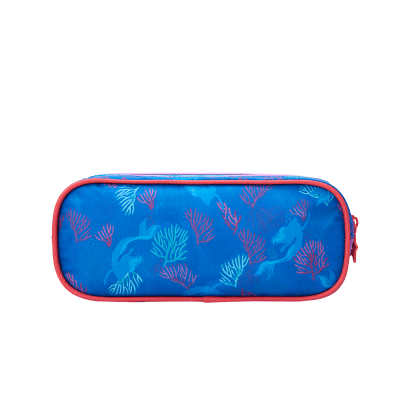 Kit Mochila Escolar + Estojo duplo + Lancheira da Princesa Disney Ariel Metálica