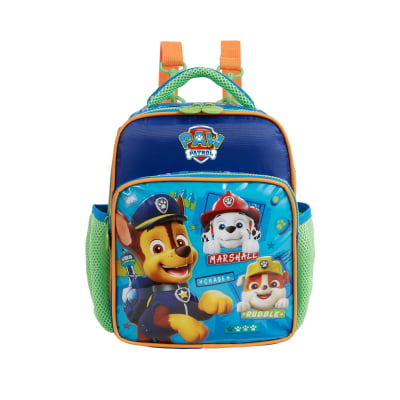Kit Mochila Escolar + Lancheira da Patrulha Canina Azul