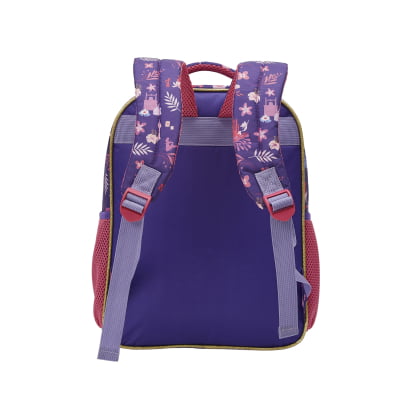 Kit Mochila + Estojo triplo Escolar Princesas da Disney Glitter