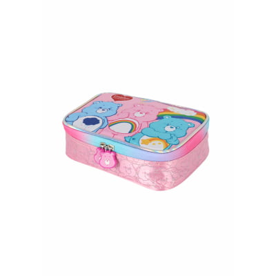 Kit  Mochila Infantil Tam. 16 + Estojo Box + Lancheira dos Ursinhos Carinhosos Rosa