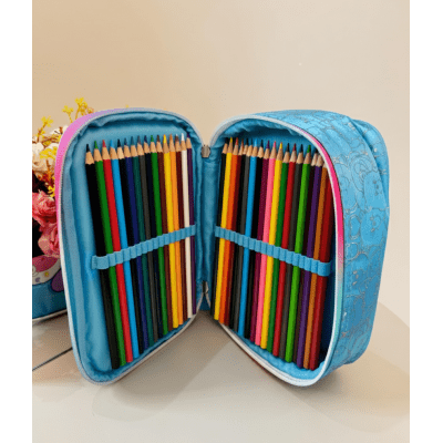 Kit Mochila Infantil c/ Rodinhas Tam. 16 + Lancheira Térmica Ursinhos Carinhosos Azul