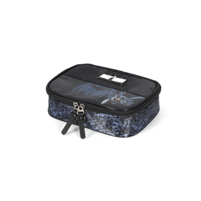 Kit Mochila Infantil Rodinhas Batman + Estojo Preta e Azul