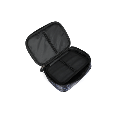 Kit Mochila Infantil Rodinhas Batman + Estojo Preta e Azul