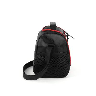 Kit Mochila Infantil Rodinhas Batman + Lancheira Preta e Vermelha