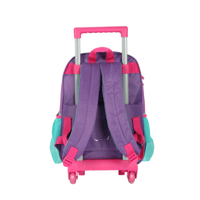 Kit Mochila Infantil Rodinhas + Lancheira + Estojo Roxo Sereia Up4you