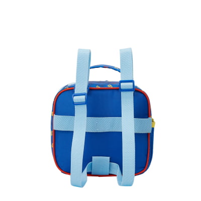 Kit Mochila Infantil Rodinhas + Lancheira Patrulha Canina SE Azul