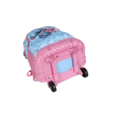 Kit Mochila + Lancheira da Lilo Stitch e Angel Rosa