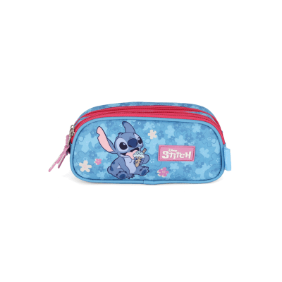 Kit Mochila + Lancheira + Estojo da Lilo Stitch e Angel Pink