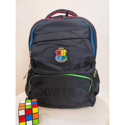 Kit Mochila para Notebook + Lancheira Térmica + Estojo Triplo do Harry Potter Hogwarts