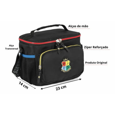 Kit Mochila para Notebook + Lancheira Térmica + Estojo Triplo do Harry Potter Hogwarts