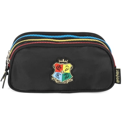 Kit Mochila para Notebook + Lancheira Térmica + Estojo Triplo do Harry Potter Hogwarts
