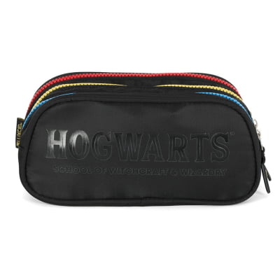 Kit Mochila para Notebook + Lancheira Térmica + Estojo Triplo do Harry Potter Hogwarts