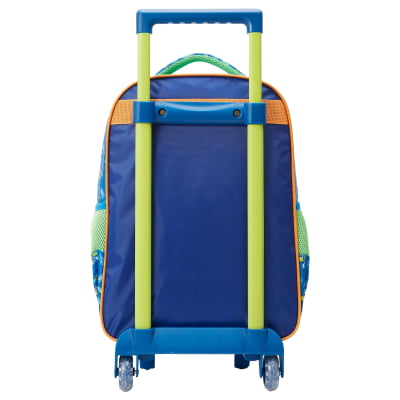 Kit Mochila Rodinhas Escolar + Lancheira da Patrulha Canina Azul