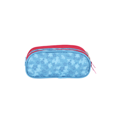 Kit Mochila Rodinhas + Estojo da Lilo Stitch e Angel Pink