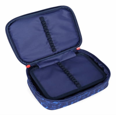 Kit Mochila De Rodinha E Costas + Estojo Box do Hot Wheels Race For Speed