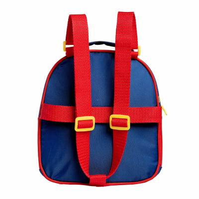 Kit Mochila de Rodinhas Escolar Tam.16 + Lancheira Térmica do Relâmpago McQueen