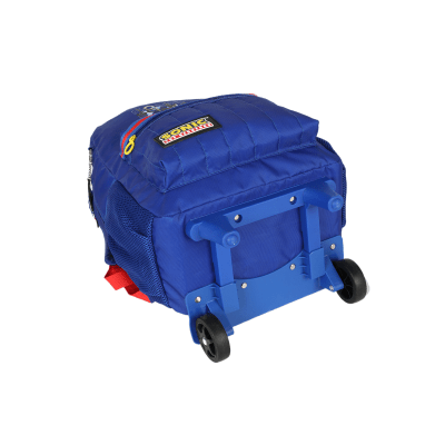 kIT Mochila Escolar Costa C/ Rodinha Juvenil Tam. 16 + Lancheira do Sonic Hedgehog Azul