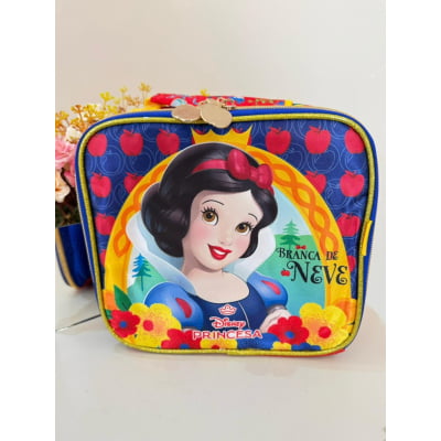 Lancheira Escolar Princesa da Disney Branca de Neve Lancheira Escolar Princesa da Disney Branca de Neve