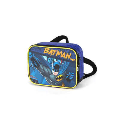 Lancheira Infantil Batman Preta e Azul