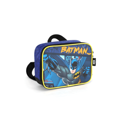 Lancheira Infantil Batman Preta e Azul