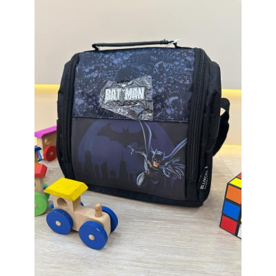 Lancheira Infantil do Batman Preta e Azul