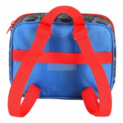 Lancheira Térmica Escolar do Hotwheels Speed Club Preta e Azul