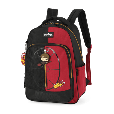 Kit Mochila + Lancheira do Harry Potter Gryffindor Quidditch